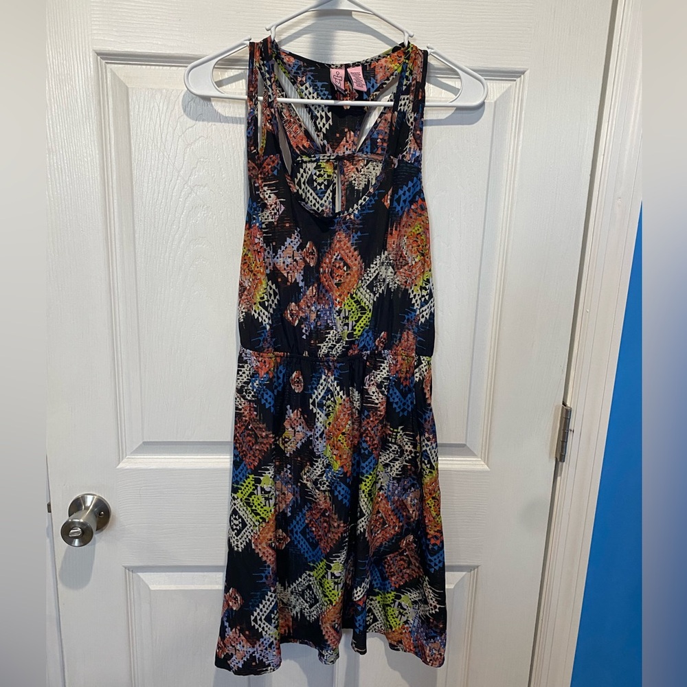 Love on a Hanger Multicolor Patterned Mini Dress